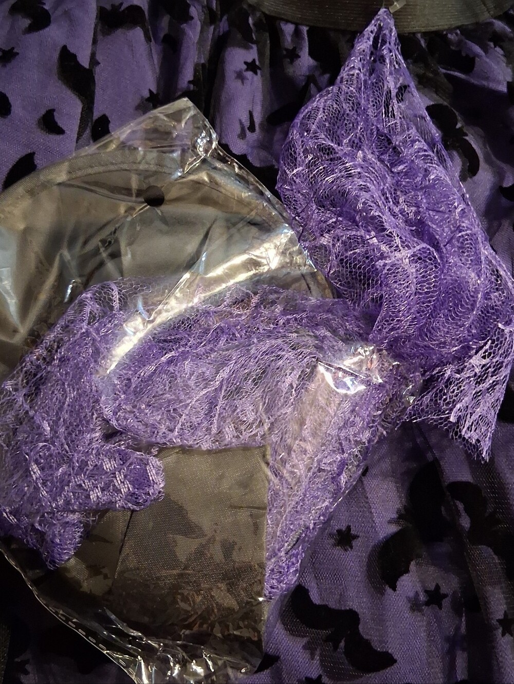 NWOT Chicwish Purple Bat Print Tulle Maxi Skirt Womens L/XL (8-10) - Picture 9 of 9